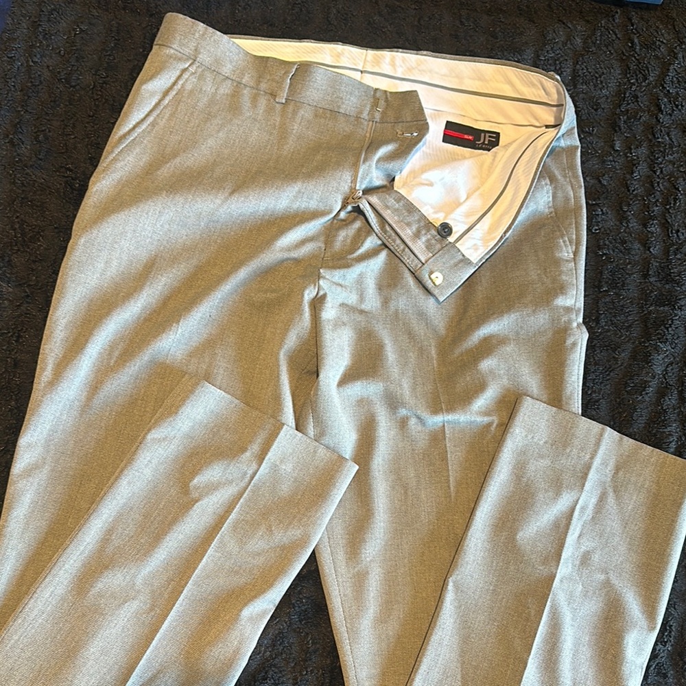 jf j.ferrar Gray Dress Pants Modern Fit